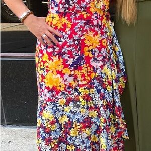 Lulu's Floral Multicolor Dress